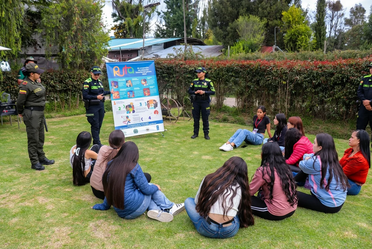 Encuentro entre lideresas durante el semillero