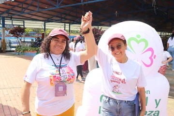 Lideresas de la red en una jornada de rutas de atención